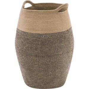 Cotton Rope Laundry Hamper - 105L Woven Collapsible Laundry- Clothes Storage